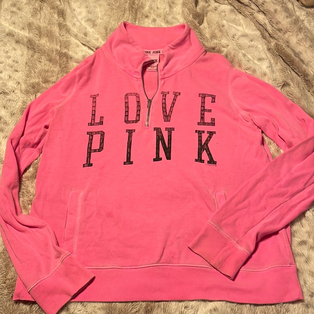 PINK 1/4 Zip - Picture 1 of 5